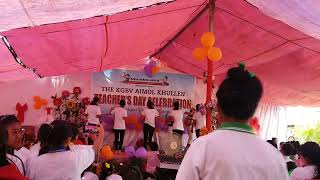 KGBV Aimol Khullen Teachers Day 2019 Maring cultural dance [upl. by Nonrev]