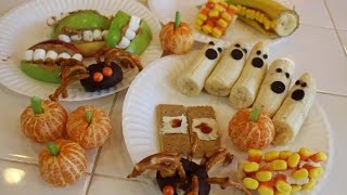 Fun amp Crafty Halloween Snacks [upl. by Aicinat]