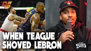 Jeff Teague recounts shoving LeBron James in NBA playoffs  Club 520 Podcast [upl. by Nyrhtak]