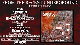 REVIEW Spasticus  Horror Chaos Death 2021  death metal  Italy [upl. by Anthe109]