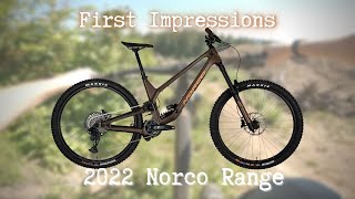 First Ride First Impressions on the 2022 Norco Range [upl. by Amoritta]