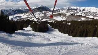 Skiing Crested Butte Extremes Sock it Too Me Ridge and Staircase March 12th 2021 [upl. by Adaynek728]