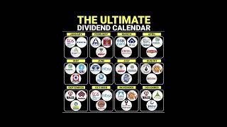 THE ULTIMATE DIVIDEND CALENDAR 🤑  Best Dividend Stocks For Long Term stockmarket [upl. by Eymaj]