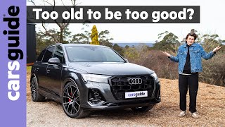 Audi SQ7 2025 review Another facelift for V8powered 7seat SUV rival to BMW X5 M60i [upl. by Oderfla283]