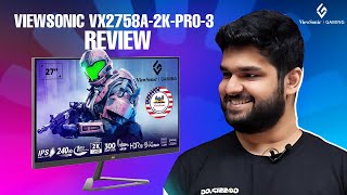 The Ultimate 1440p 240Hz Gaming Monitor ViewSonic VX2758A2KPRO3 Review  GossipGG [upl. by Eeralih90]