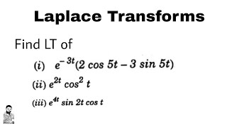 4 Laplace Transforms  Problem1  Complete Concept [upl. by Nylzaj259]