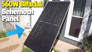 SUNGOLDPOWER 560 Watt Bifacial PERC Solar Panel [upl. by Bard]