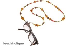 How to Make a Chic Eyeglass Holder Necklace [upl. by Nytsirt]