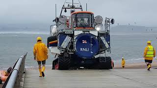 Exmouth RNLI Lifeboat Launch 260818 [upl. by Aneger]