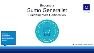 Sumo Logic Cert Jam  Fundamentals [upl. by Zimmerman]