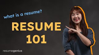 Resume Basics  Tips for Resume Format Type and Sections [upl. by Alrahc]