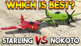 GTA 5 ONLINE  STARLING VS NOKOTO WHICH IS BEST PLANE [upl. by Eednus]