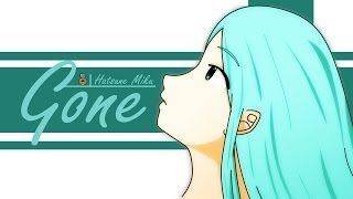 MJQ  Gone ft Hatsune Miku English V3 [upl. by Fayola]