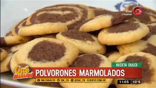 Receta dulce polvorones marmolados [upl. by Ssej]