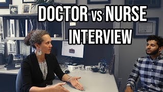 Doctor vs Nurse  Should you go to nursing or medical school Day in the Life Types Interview [upl. by Platt]