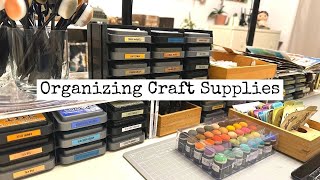 Organizing Craft Supplies [upl. by Eitac]