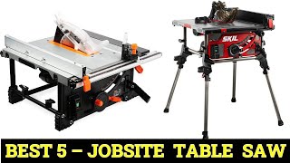 Top 5 Best Jobsite Table Saws 2024 [upl. by Maureen]