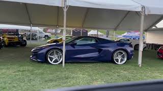 Compilation of events from Corvettes at Carlisle worlds largest corvette car show 2024 ERAY ZR1 Z06 [upl. by Dreda]