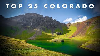 TOP 25 HIKES amp PLACES TO VISIT IN COLORADO [upl. by Modestia942]