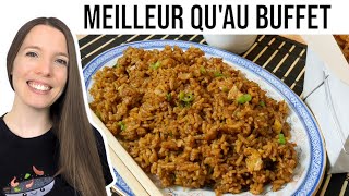 Recette de Buffet Riz Frit à la Sauce Soya Facile  HOP DANS LE WOK [upl. by Oetsira]