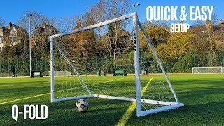 HOW TO Setup the QUICKPLAY QFOLD 8x5ft Soccer Goal [upl. by Llehcal]