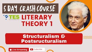 Literary Theory 1 Structuralism Poststructuralism NTA NET WB SET G SET K SET TN SET JK SET [upl. by Haimehen]