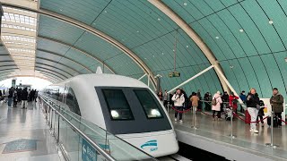 The world’s fastest Train Shanghai Maglev Train Thrilling 431Kmh Adventure Tour [upl. by Aniala]