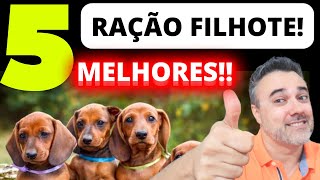 5 melhores RAÇÕES FILHOTES [upl. by Llerraj310]