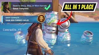 How to EASILY Destroy Slurp Slap or Nitro barrels Fortnite [upl. by Rosy]