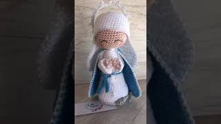 🤩Virgen María En Amigurumi  Crochet  Crochet Fácil  Curso de Amigurumis  Amigurumis Paso a Paso🔴 [upl. by Astra]