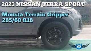 2023 Nissan Terra Sport on Monsta Terrain Gripper 285x60 R18  RNH Tire Supply [upl. by Esidarap]