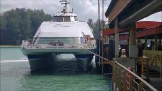 Bintan Indonesia to Singapore Ferry [upl. by Norrabal]