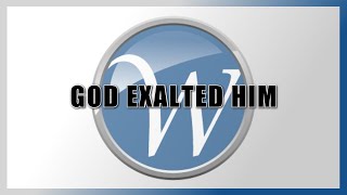 God Exalted Him Trio  Wyldewood Baptist Music [upl. by Miuqaoj]