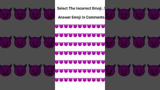 Select mismatch emoji youtubeshorts funny trending game mindgames oddemojipuzzle emoji [upl. by Neeham]