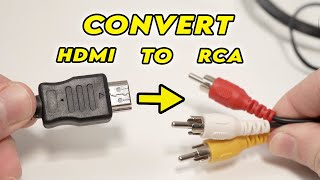 HDMI to RCA  How to Convert [upl. by Ellened]