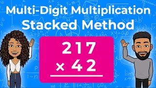 MultiDigit Multiplication Stacked Method  Multiplying Whole Numbers  Partners in Prime [upl. by Dita]