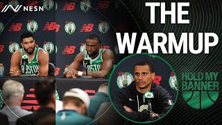 Tatum amp Brown Are READY Celtics Media Day Reactions  Hold My Banner Ep64 [upl. by Spatola355]