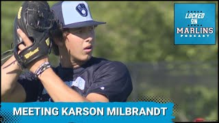 Karson Milbrandt joins Locked On Marlins [upl. by Rentschler]