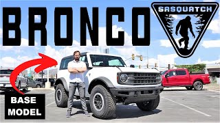 2023 Ford Bronco Sasquatch Manual Is The Base Model Good Enough [upl. by Elletnuahs586]