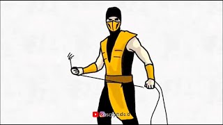 SCORPION MORTAL KOMBAT  FLIPACLIP TUTORIAL [upl. by Salangi]