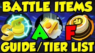 POKEMON UNITE BATTLE ITEM TIER LIST  BATTLE ITEM GUIDE [upl. by Crispen169]