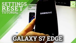 How to Reset Settings in SAMSUNG G935F Galaxy S7 Edge  Restore Settings in Samsung [upl. by Kennedy]