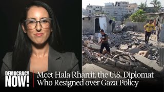 Meet Hala Rharrit First US Diplomat to Quit over Gaza [upl. by Kushner]