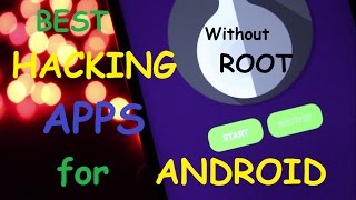 😱Top 5 Hacking Apps For Android January 2017 NO ROOT HINDI [upl. by Steele]