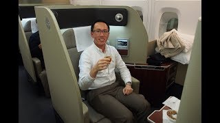 Qantas First Class – Hong Kong to Sydney QF 128 – Airbus A380800 [upl. by Sire]