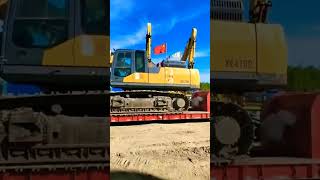 Large excavator loading trucks shorts [upl. by Alduino]