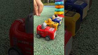 FrictionPowered Animal Car Toys – Fire Police Ambulance amp Construction Truck Vehicles [upl. by Breger]