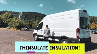 AWD Ford Transit gets THINSULATE INSULATION and More  Part 2 [upl. by Forward197]