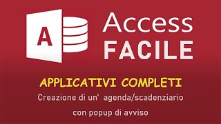 Applicativo Completo  Agenda e Scadenziario con popup avvisi [upl. by Debra]