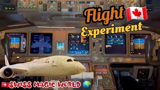 Flight inside View 🛩🔥 Air Canada Plane 4K HD video 🇨🇦 [upl. by Artimas]